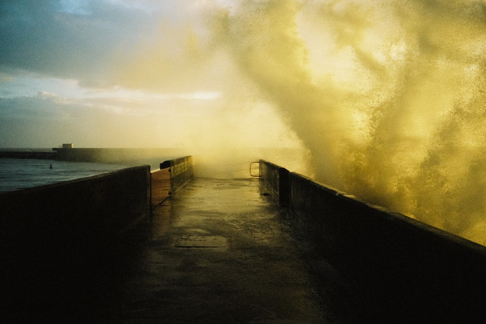 Brighton marina wall 2009