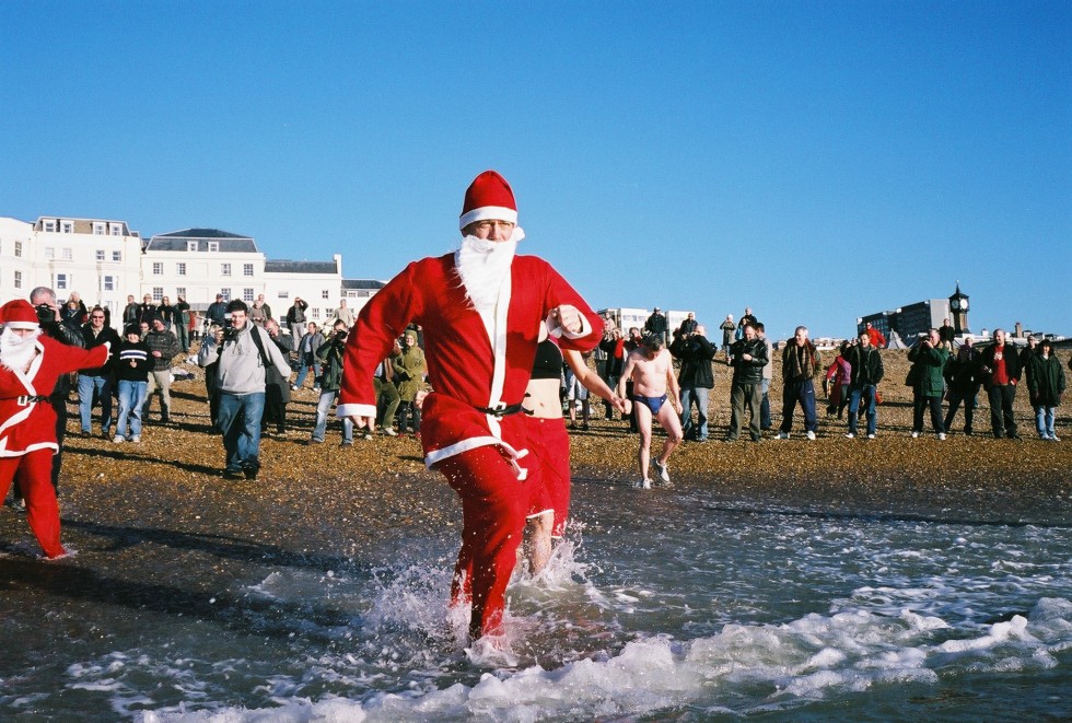 Brighton Christmas day swim 2005