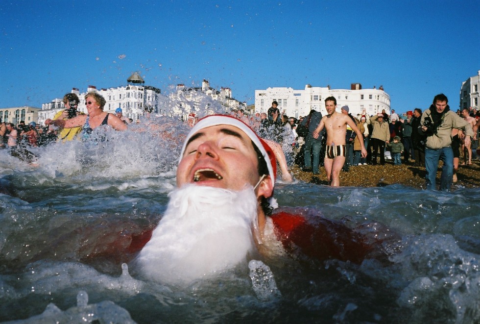 Brighton Christmas day swim 2005