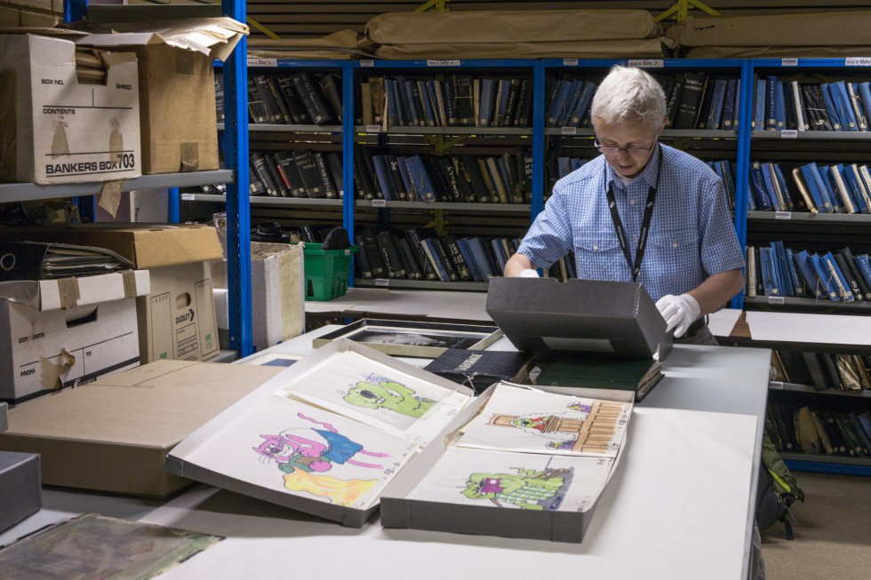 Roobarb and Custard drawings