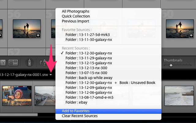 Lightroom 5 tip favorite places