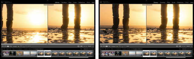 Lightroom 5 tip unlocking link focus in compare mode