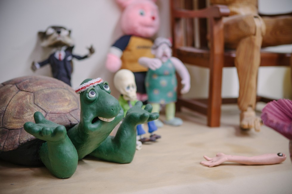 Frank the Tortoise From Creature Comforts