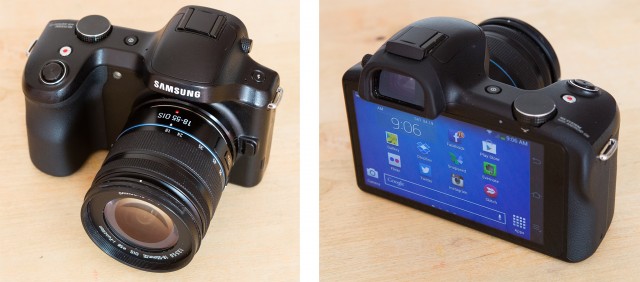Samsung Galaxy NX back and front