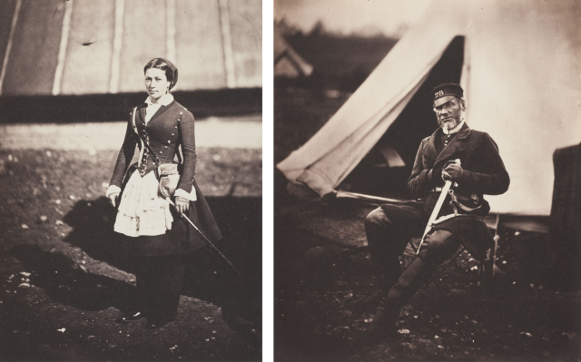 Cantinére by Roger Fenton and Captain Mottram Andrews by Roger Fenton 1855
