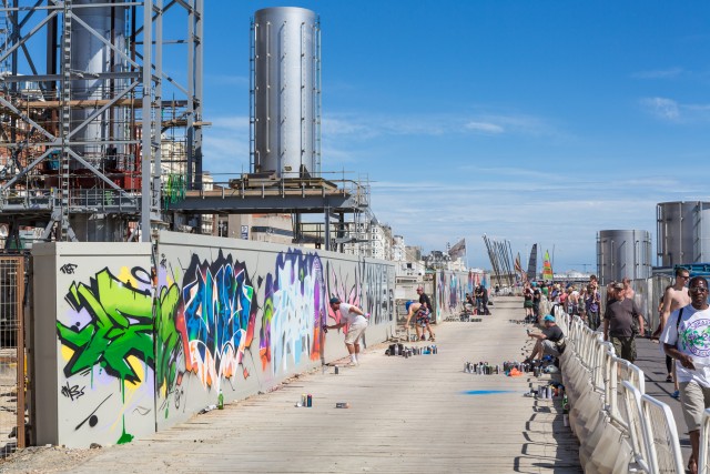 Graffiti at the Brighton i360