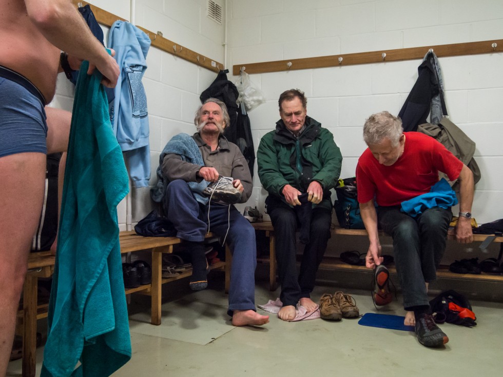 Brighton's Swimming Club's changing facility.