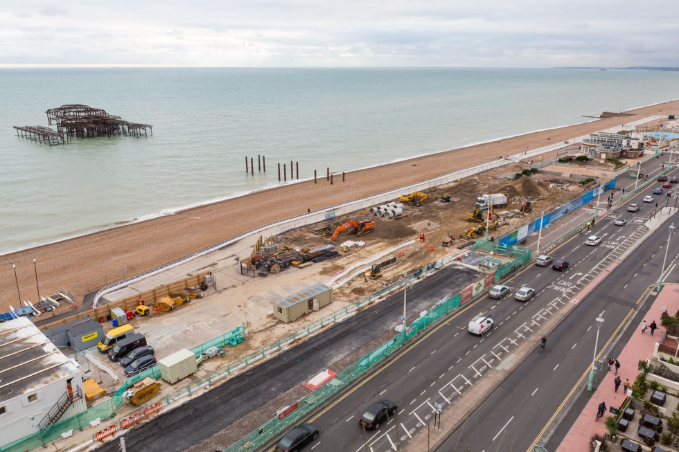 British Airways i360 ground works