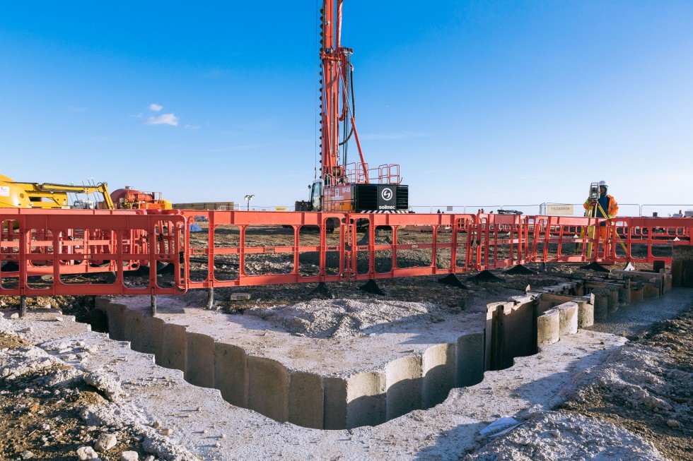 British Airways i360 ground works