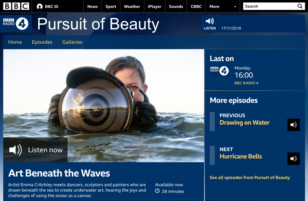 Pursuit of Beauty: Art Beneath the Waves presented by Emma Critchley